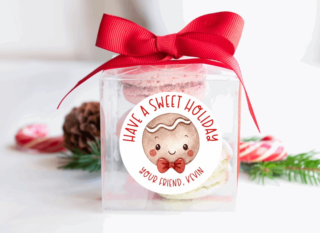 Personalized Holiday Baking Stickers. Christmas Gift Labels. Family ...