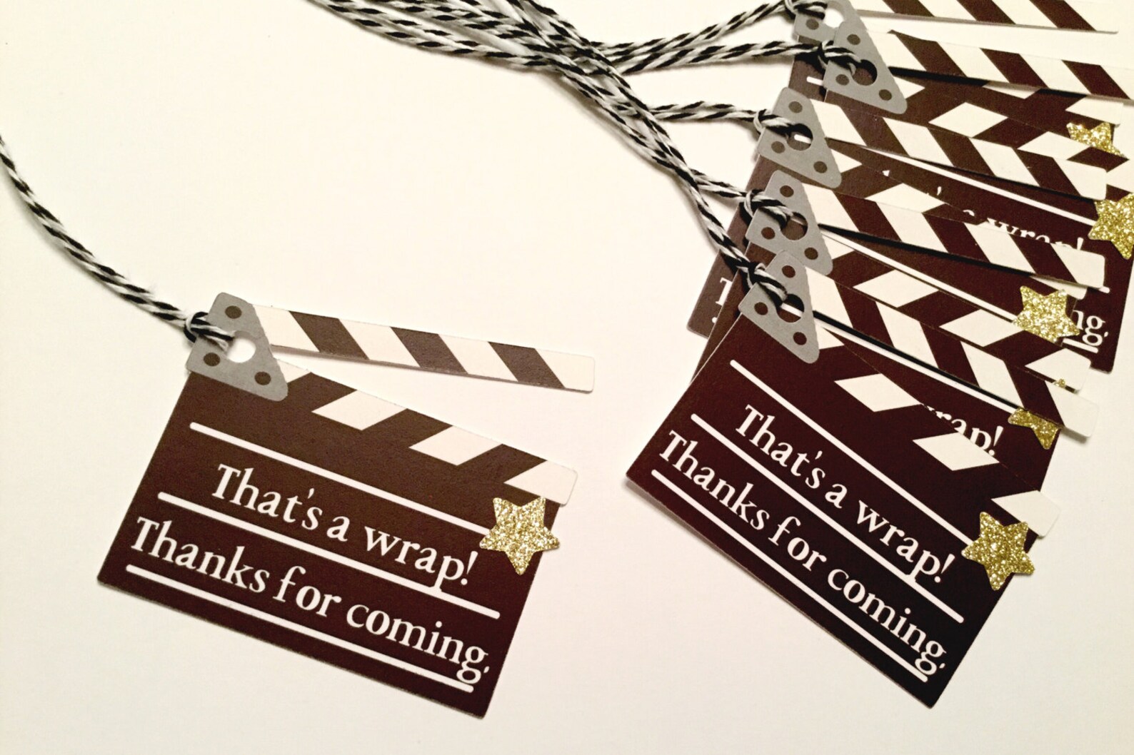 Movie Party Favor Tags. Movie Party. Hollywood Theme. Movie Etsy