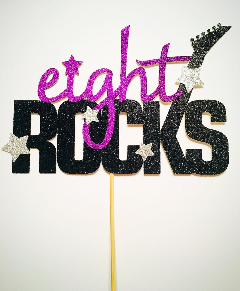 Rockstar Cake Topper. Rockstar Birthday. Rockstar Party Theme. image 4