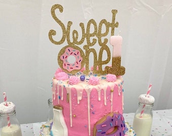 Sweet One Donut Cake Topper | Smash Cake | Donut Grow Up | Donut Theme