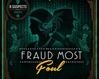 1920s Murder Mystery Party Game – Fraud Most Foul, 8 Players (Digital Download)