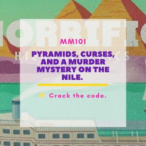 1. Horrific Hieroglyphics Mystery Game
