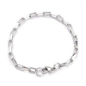 14K Real Gold Jewelry Sets Cute Tennis Beaded Bracelets Paperclip Chain Dainty Bracelet Pack Gifts for Women