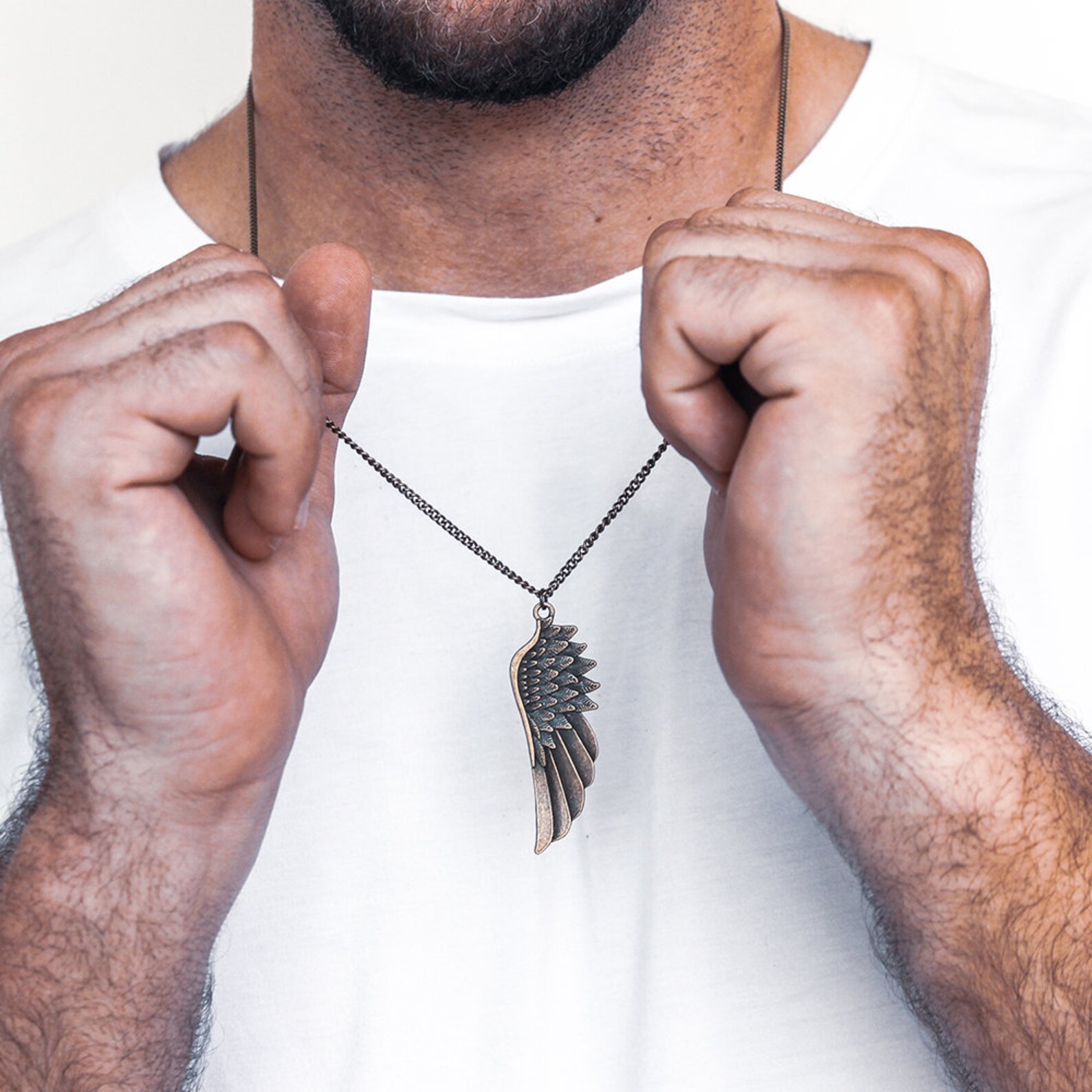 Wing necklace mens Clearance