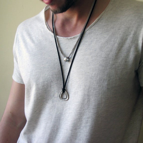 Layered necklace for men Outlet