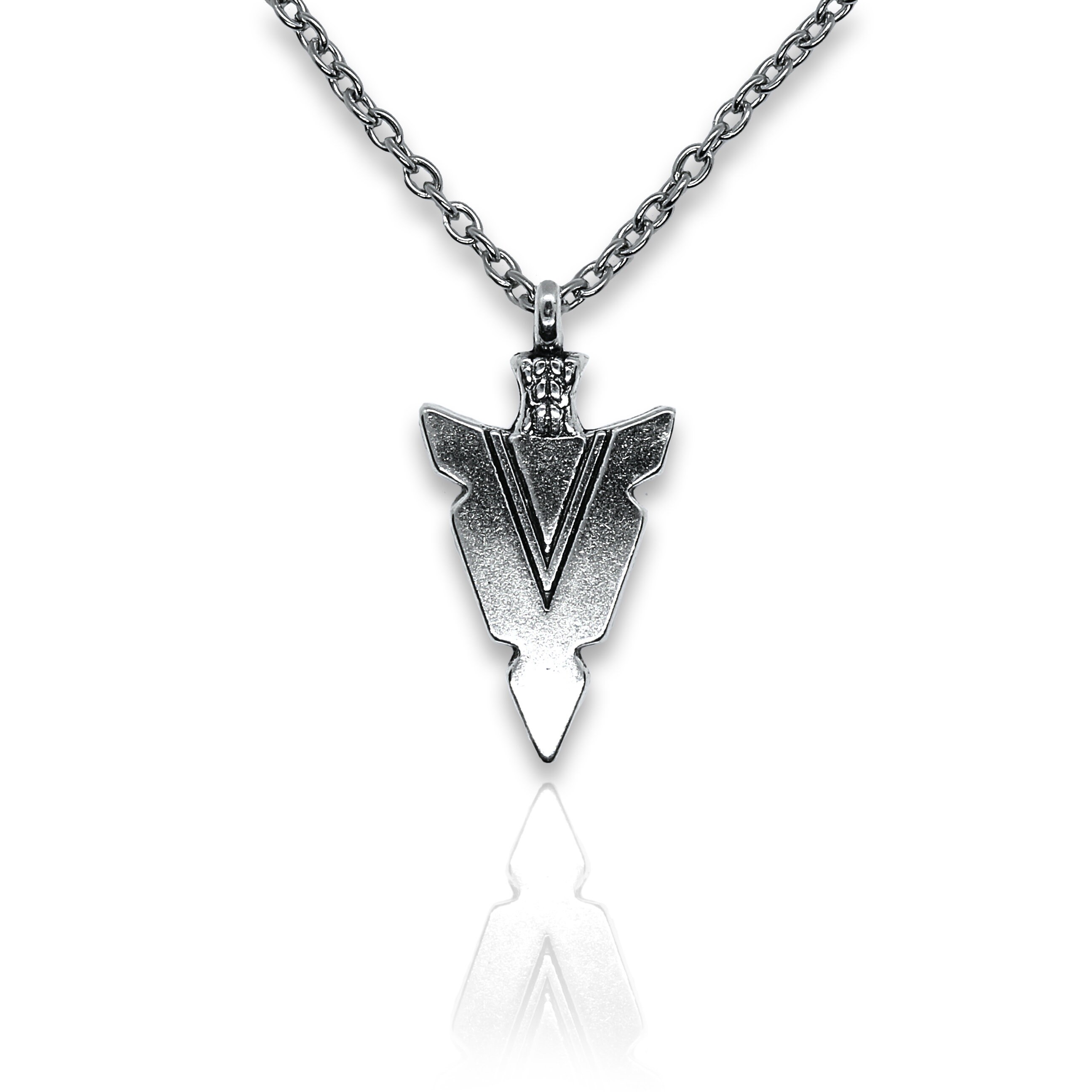 Men's Arrowhead Necklace Archery Necklace Arrowhead Etsy