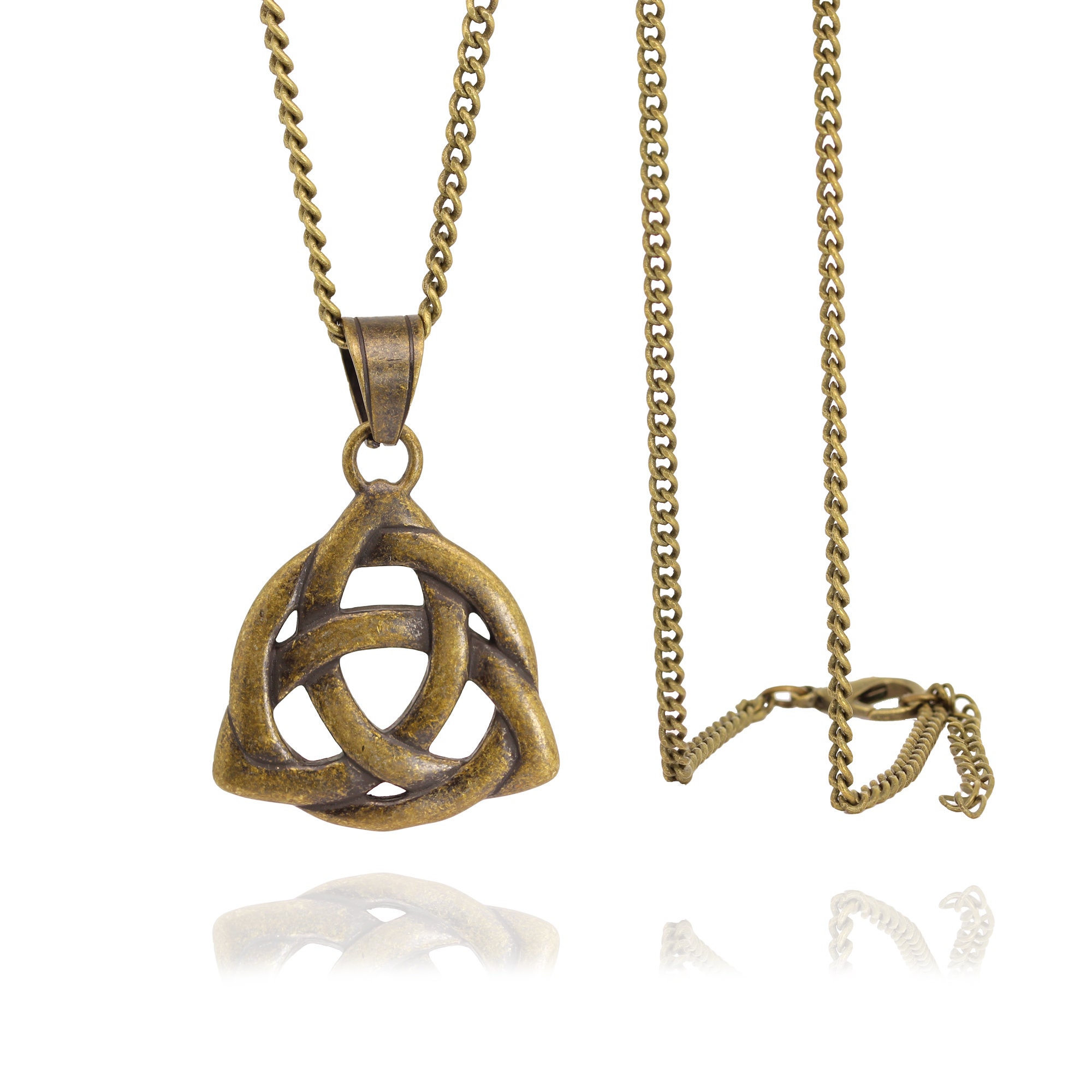 Bronze Celtic Knot Necklace Celtic 