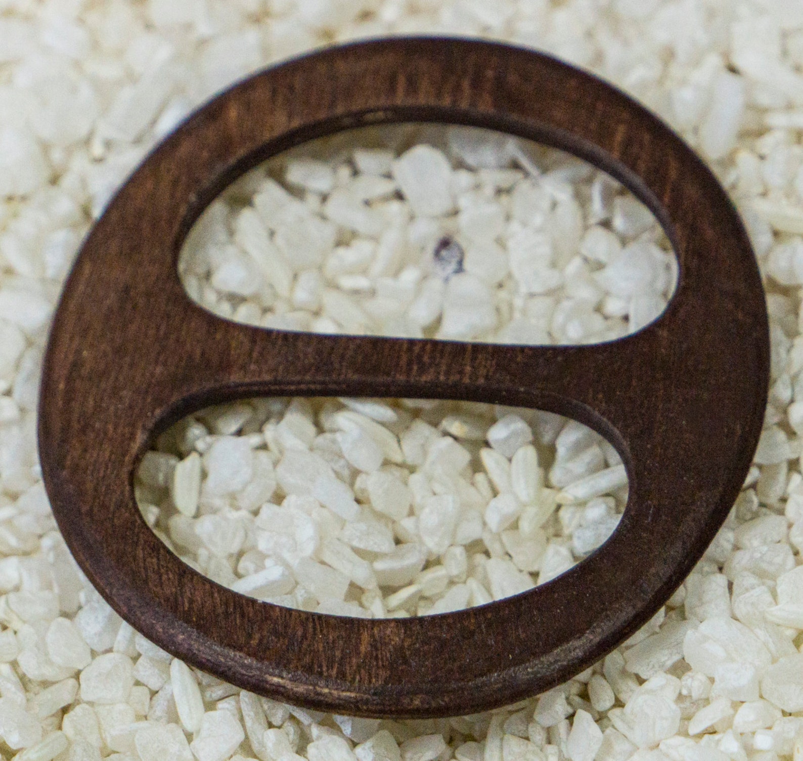 Wooden Scarf Ring, Scarf Holder, Cloth Holder, Handmade, Featherlight