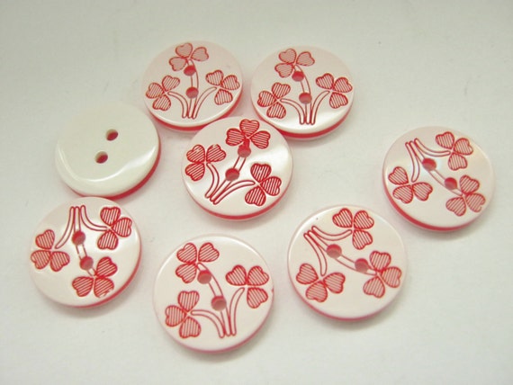 10 Snowflakes Buttons White Turquoise Petal 13mm 1//2/" Clothing Sewing Buttons