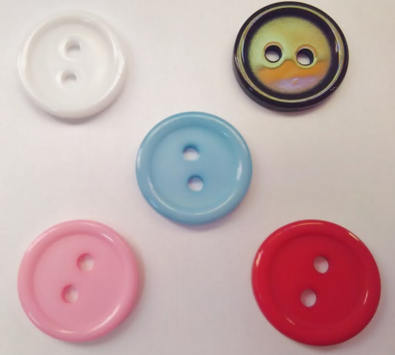 10 Baby Buttons 12mm 1//2 inch Baby Boy Girl Clothing Knitting Sewing Buttons