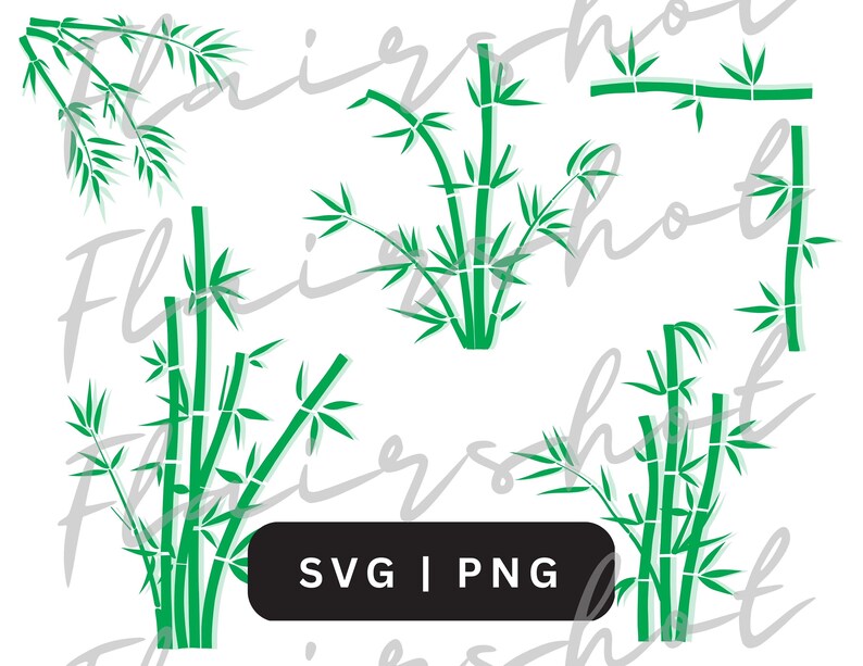 Árboles de bambú SVG, Imágenes prediseñadas de ramas de bambú, Imágenes ...