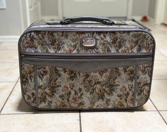 Vintage 1980’s Jordache Tapestry Weekend Luggage