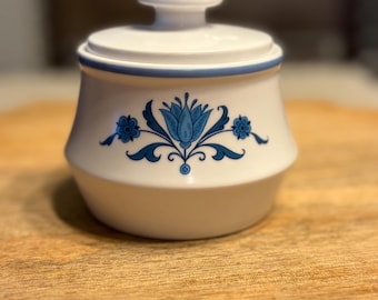 Vintage Noritake Blue Haven Sugar Bowl