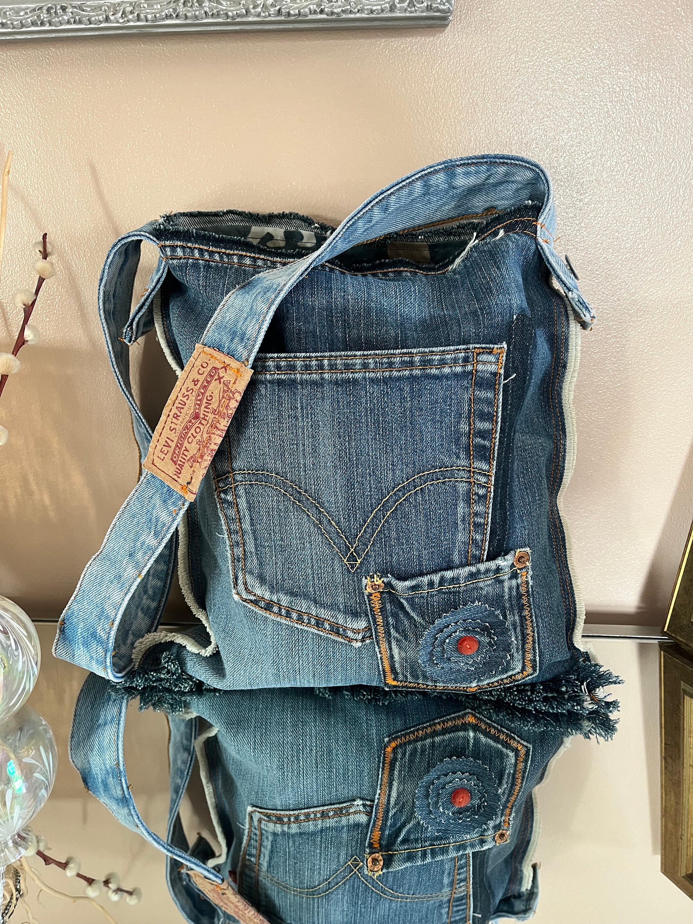 Levis Jeans Bag Etsy UK