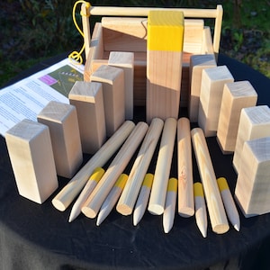 Viking game, &quot;Kubb Junior Natural Beech&quot;, stable version!