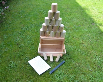 Wooden Can Knockdown