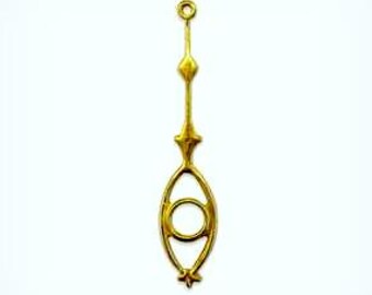 Deco Earring Drop Jewelry Connector Findings, USA Made (  2 )