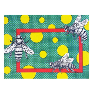 Bees Art Print