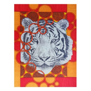 Citrus Tiger Art Print