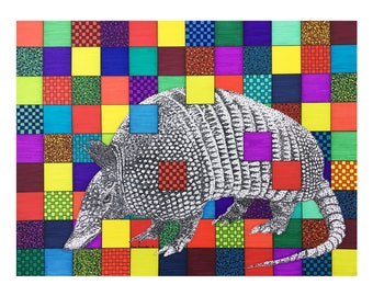 Armadillo Art Print