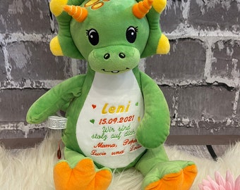 Dino, Cubbie cuddly toy personalized embroidered, plush toy, stuffed animal