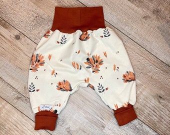 Cute cheeky pantsTerry with flaked animals and copper-colored waistband , 44 - 122
