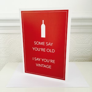 JE BENT VINTAGE Wenskaart