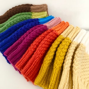 HANDWARMERS HAND-KNITTED 7 colour options multiple order discount