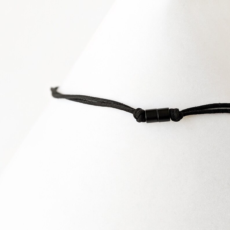 White Pearl Choker Necklace Pearl Black String Choker Etsy