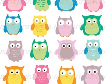 Owl Clipart, Baby owl, animal clipart, baby shower clipart clip art, animals clipart - Commercial and Personal - BUY 2 GET 1 FREE!