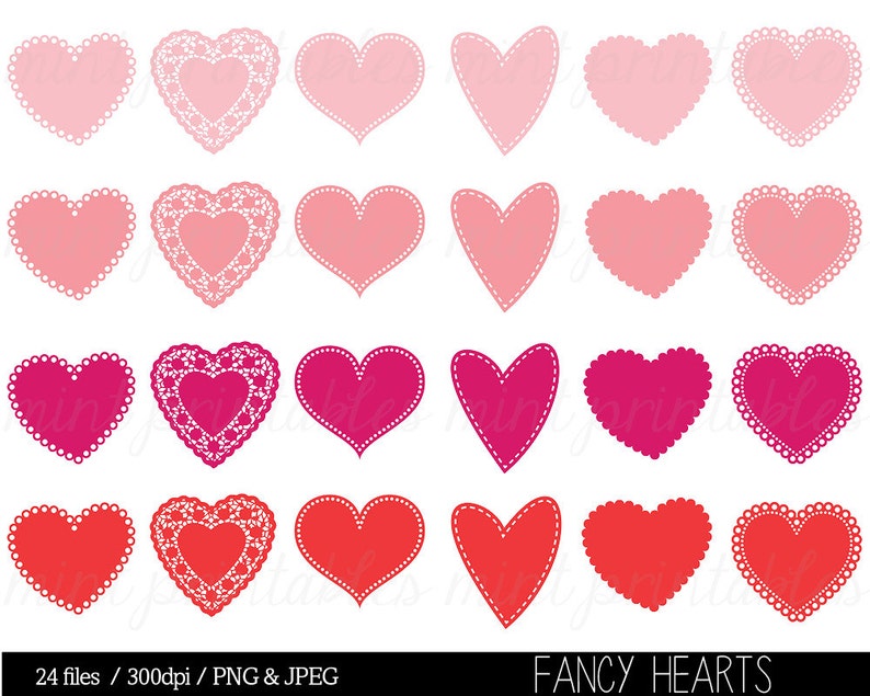 Heart Clipart, Heart Clip Art, Valentine Clipart, Valentine's Day