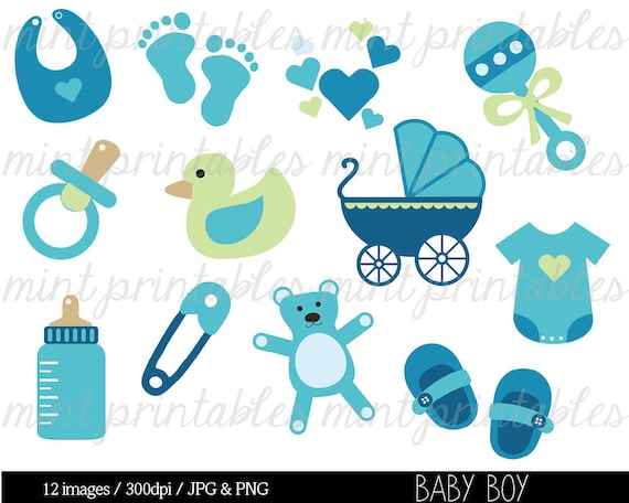 Baby Dusche Clipart Clipart Baby Boy Clipart Baby Clipart Etsy