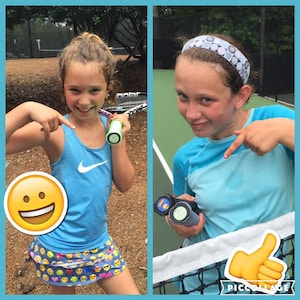 Tennis Butts for Juniors are a great tennis gift idea for tennis players and easily adheres to their tennis racket Makes a great gift image 1
