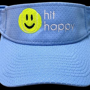 Hit Happy Tennis Visor with Adjustable Back Closure