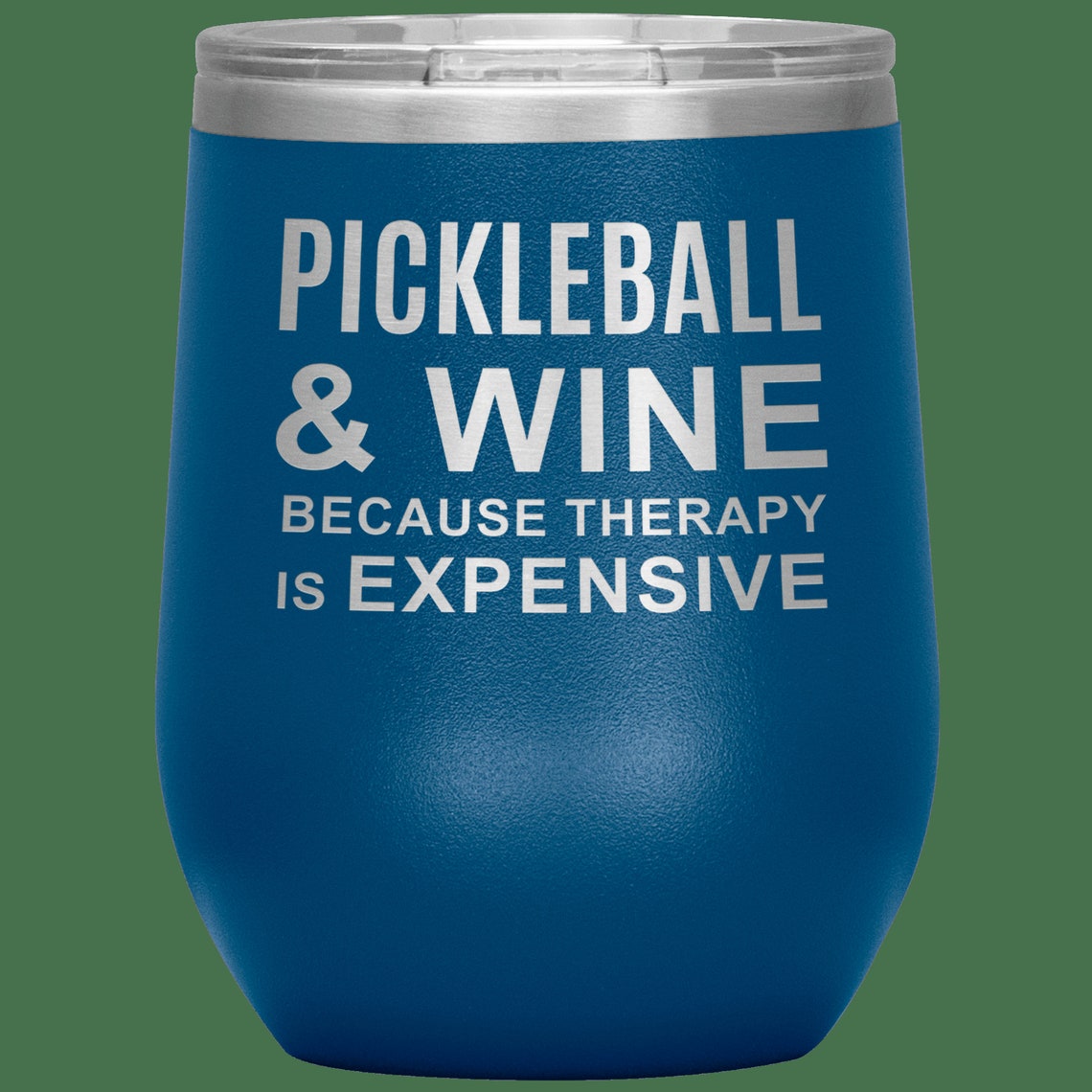 Pickleball and Wine Tumblergreat Gift for Pickleball Players Etsy