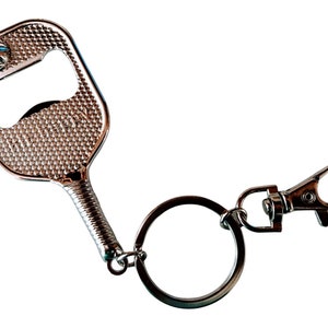 Pickleball Paddle Keychain and Bottle Opener- the Ultimate Accessory and Gift for Pickleball Players