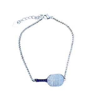 Shimmering Pickleball Paddle Bracelet