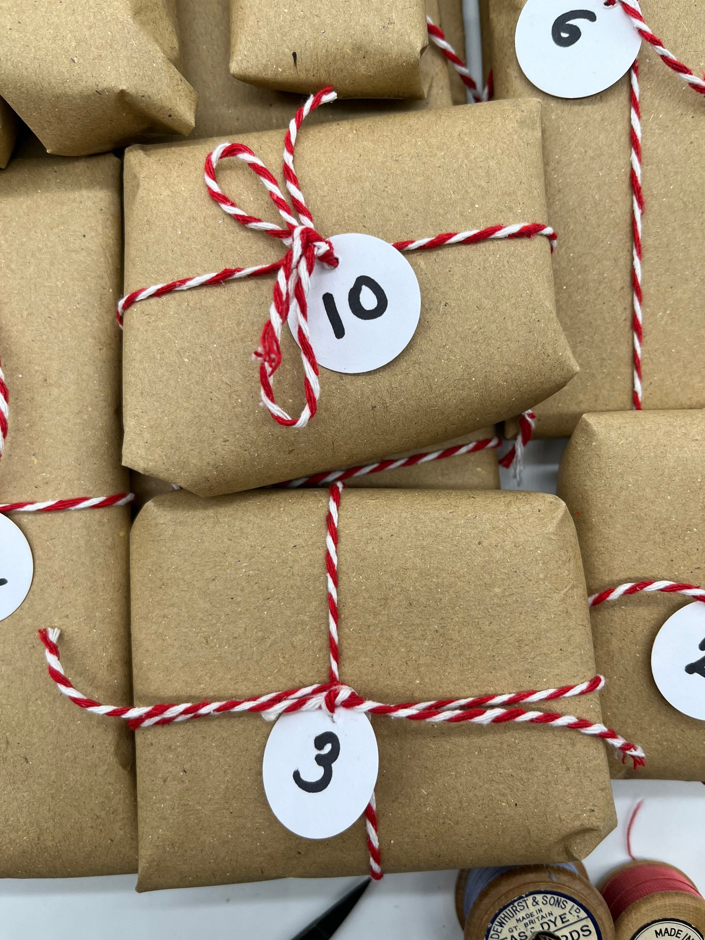 Fabric Christmas Countdown Calendar