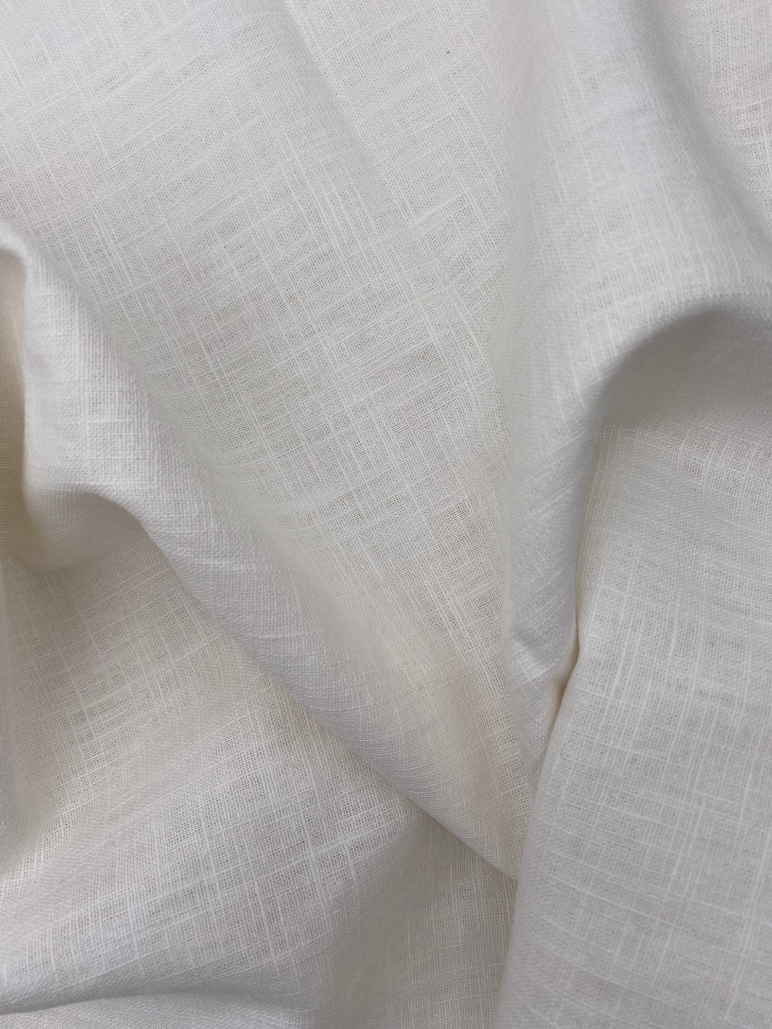 White Enzyme Washed Linen 100 Linen Eco Friendly. 140 Cms Etsy UK