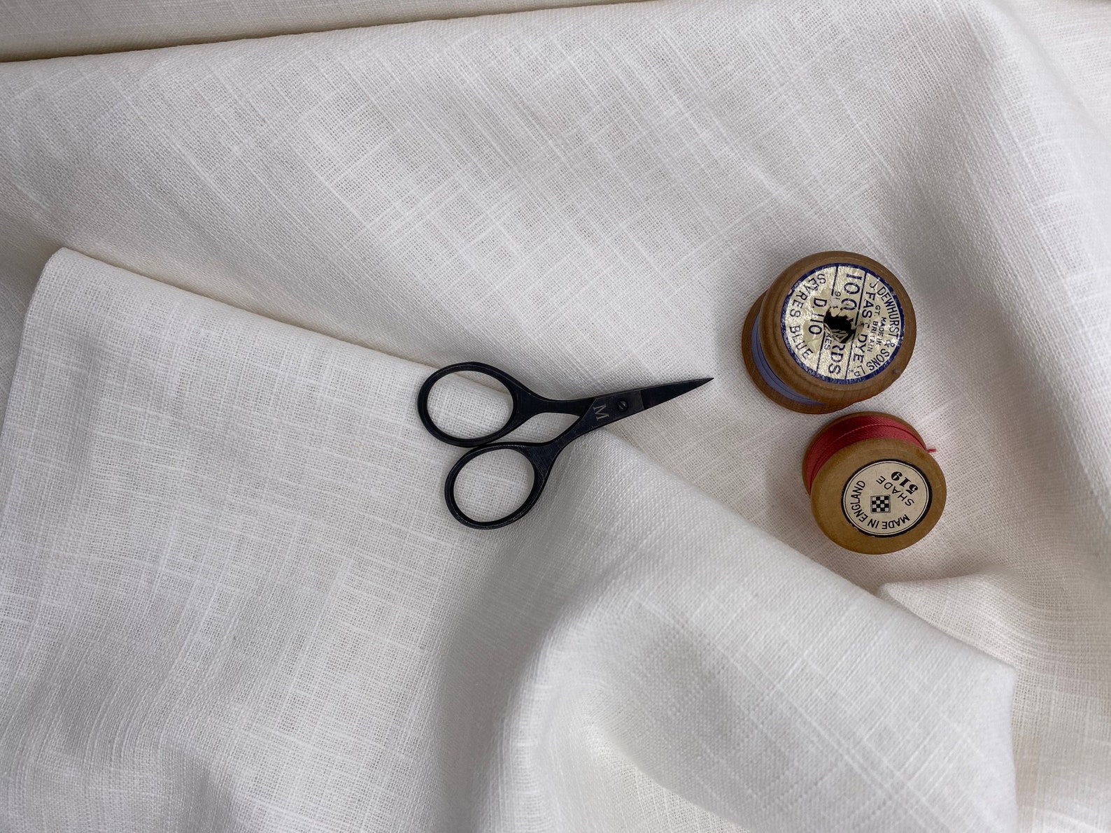 White Enzyme Washed Linen 100 Linen Eco Friendly. 140 Cms Etsy UK