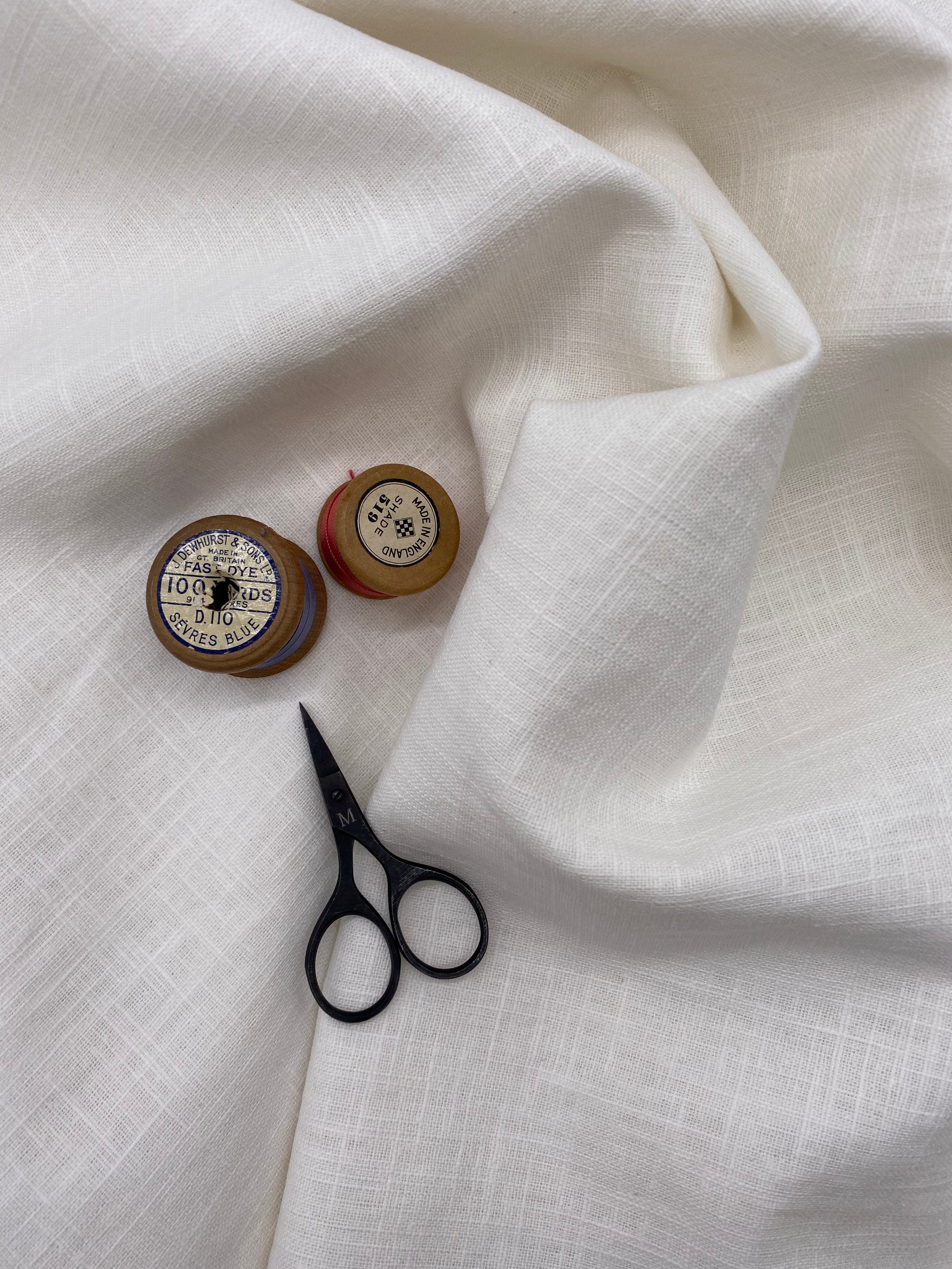 White Enzyme Washed Linen 100 Linen Eco Friendly. 140 Cms Etsy UK