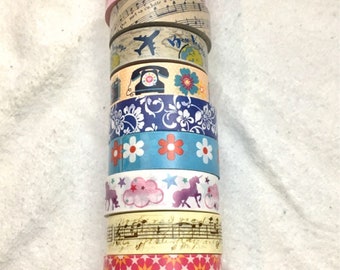 Washi Tape for Planners & Journals, Decorative Tape, Crafting Tape