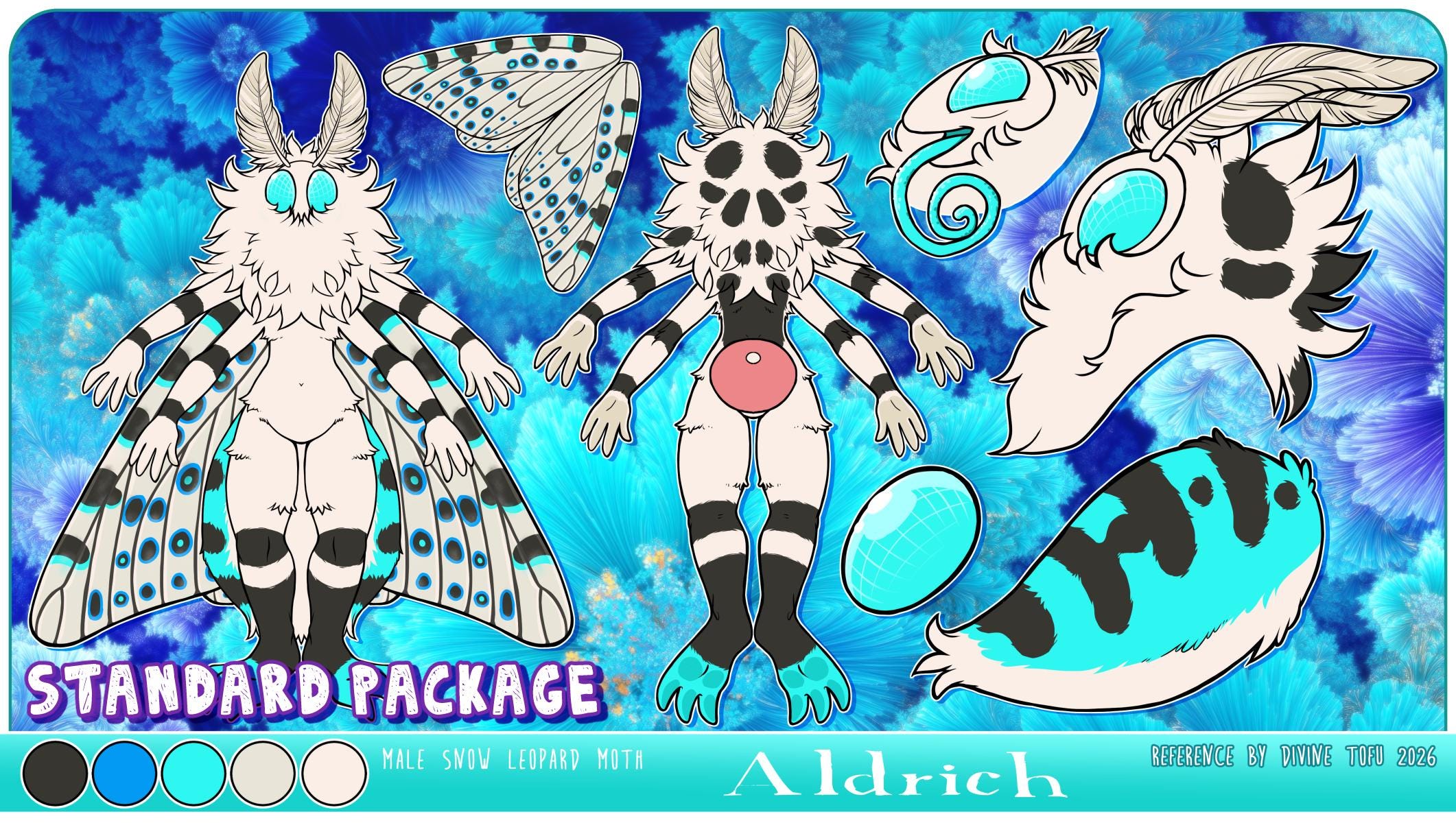 Reference Sheet - Furry / Anthro / Fursona/ Custom Character