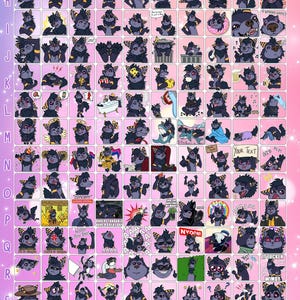 Telegram Digital Sticker YCH - Custom Art of your Character for Profile Image, Con Badge or Icon [Furry / Anthro / Fursona] PRESET STICKER