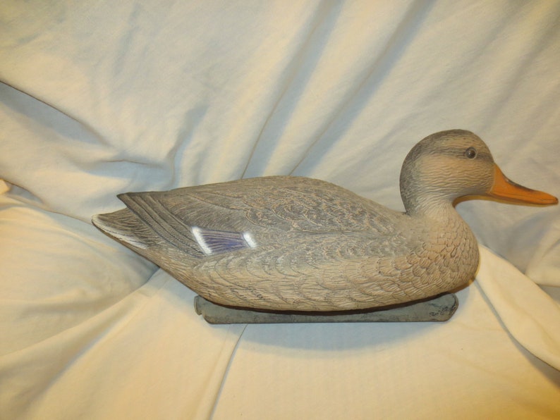 Vintage Plastic Duck Decoy Decor. guessing 90s Etsy