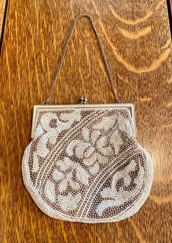 1950's Beaded Evening Bag - image 1