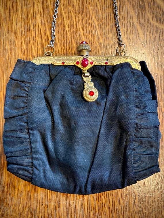 Silk Taffeta Purse 1940's - image 3