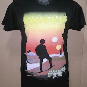 Camiseta de Star Wars Luke, Lucasfilm, vintage, nueva, talla pequeña