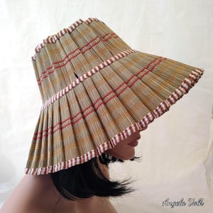 Sombrero de paja plegable vintage, convertible, ideal para viajes o como sombrero de playa. Gorro de paja multiusos, visera plegable, sombrero de verano enrollable.
