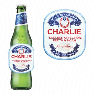 Bottiglia di birra personalizzata con etichetta con nome Buon compleanno per qualsiasi occasione Adesivo Regali divertenti unici per feste di nozze Bottiglie di birra